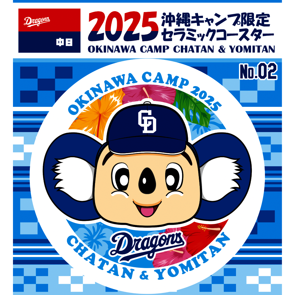 中日ドラゴンズ 沖縄キャンプ マフラータオル 読谷 （中日