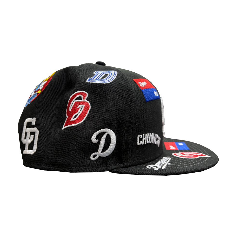 950 CHUDRA 26 MULTI LOGO BLK