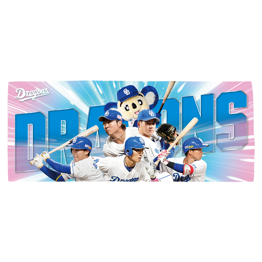 ブルーサマーフェイスタオル　選手集合