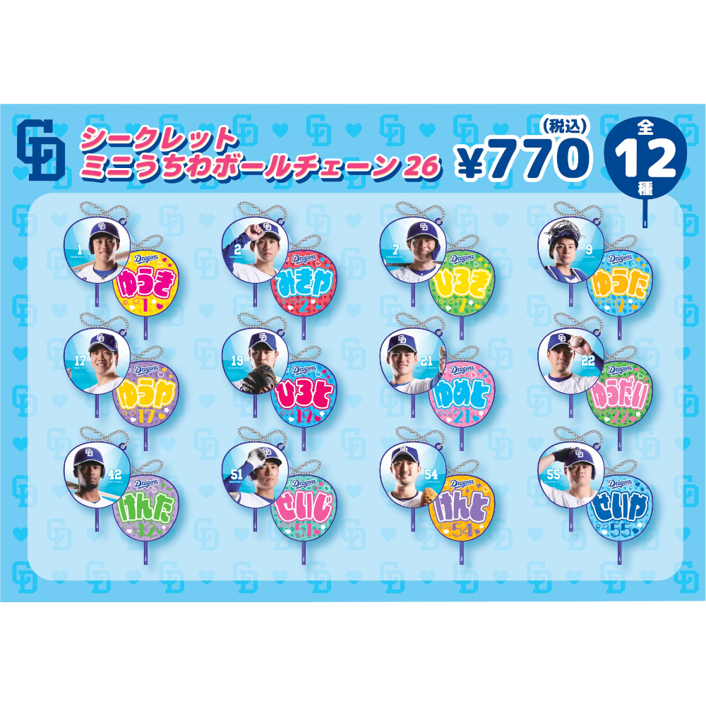 シークレットミニうちわボールチェーン26