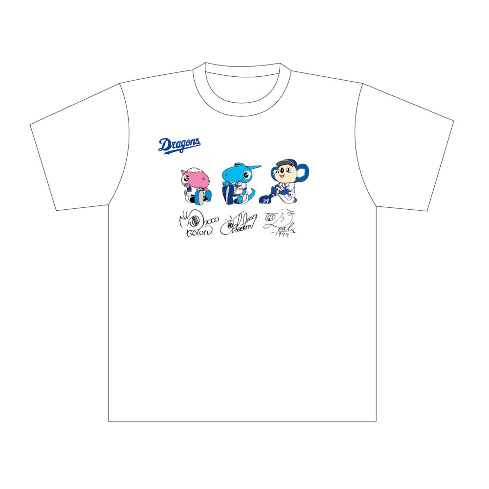 マスコットTシャツ25　ホワイト