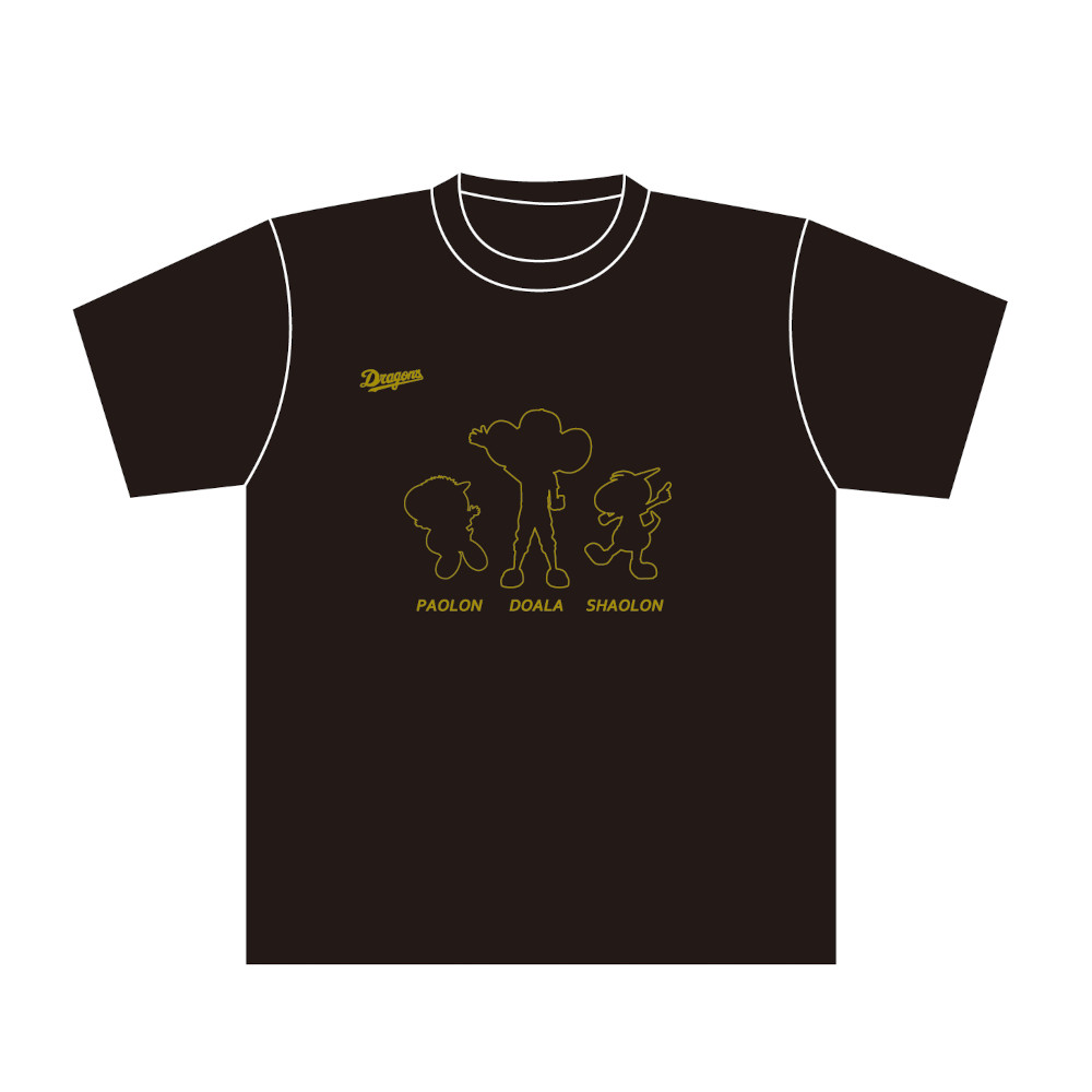 マスコットTシャツ25　ブラック
