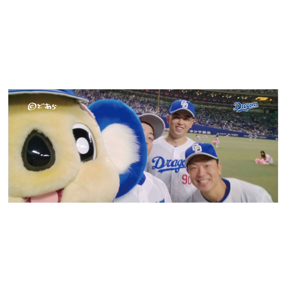 ドアラ自撮りフェイスタオル6.1（岡林・松葉・松山）