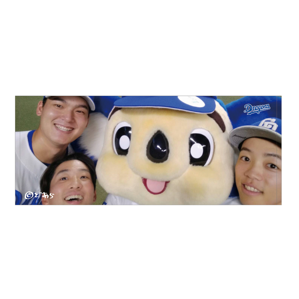 ドアラ自撮りフェイスタオル6.7（岡林・田中・石川）