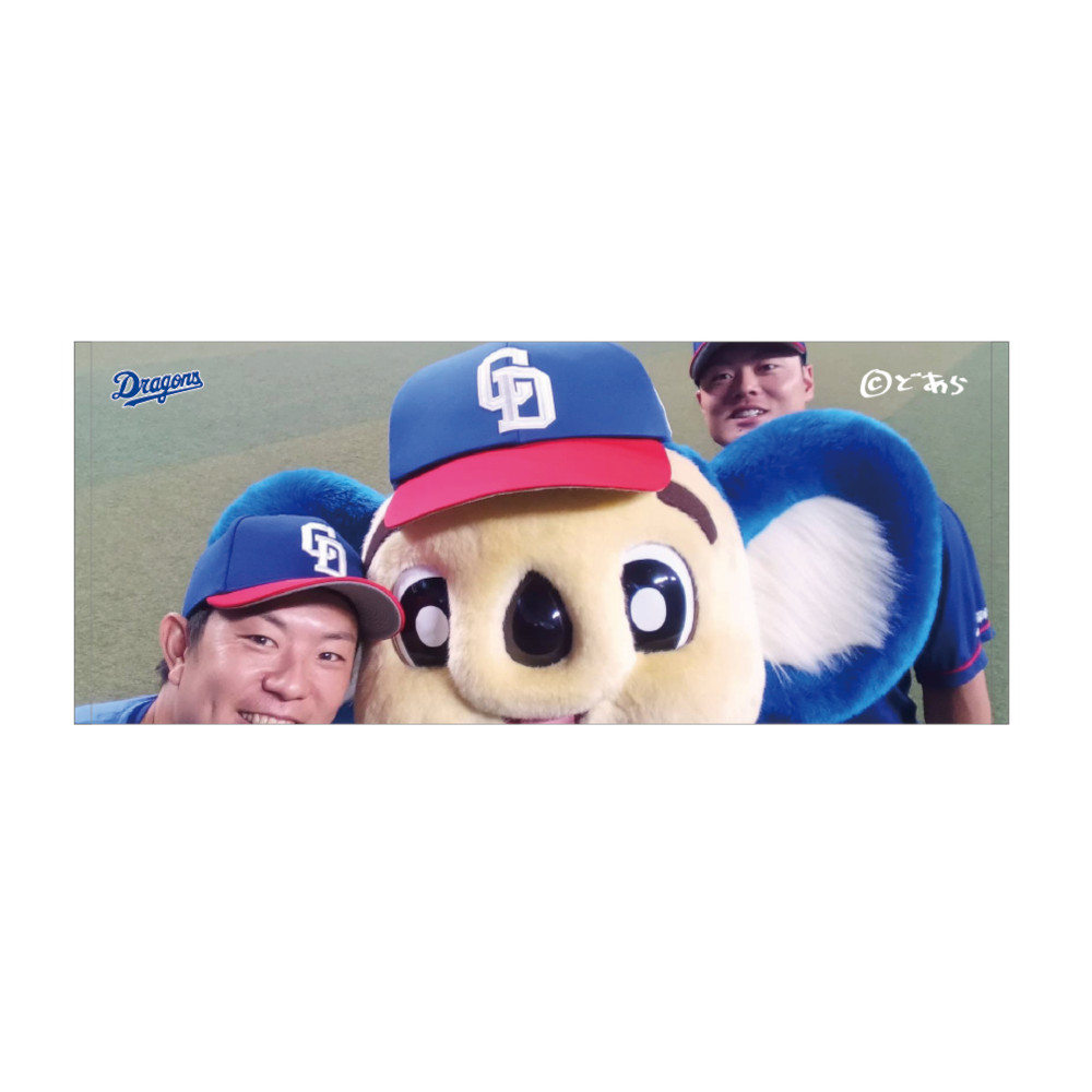 ドアラ自撮りフェイスタオル6.22（松葉・細川）