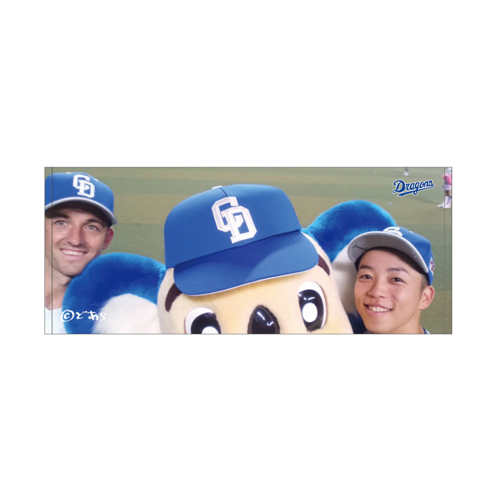 ドアラ自撮りフェイスタオル7.29（岡林・ボスラー）