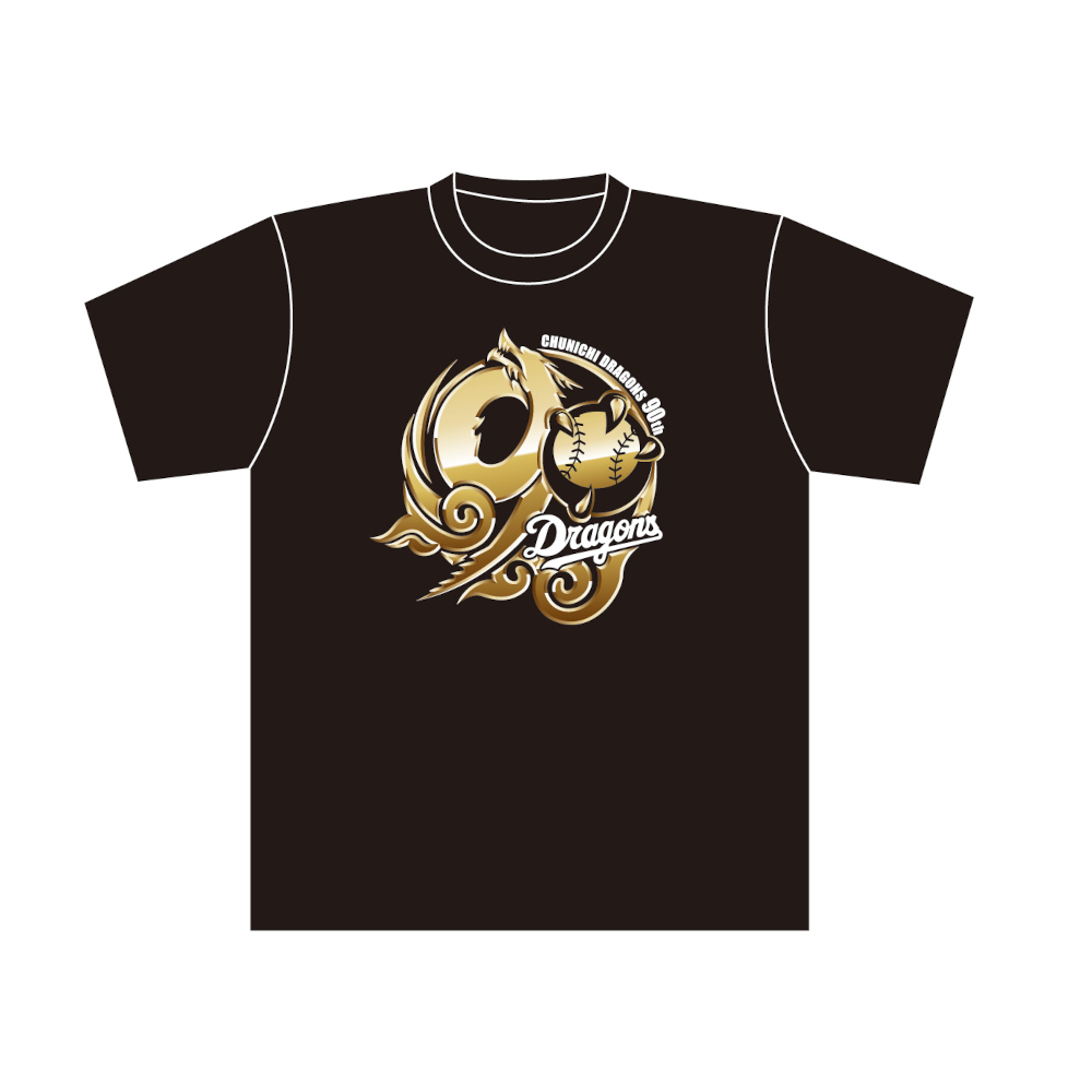 90周年記念Tシャツ ブラック