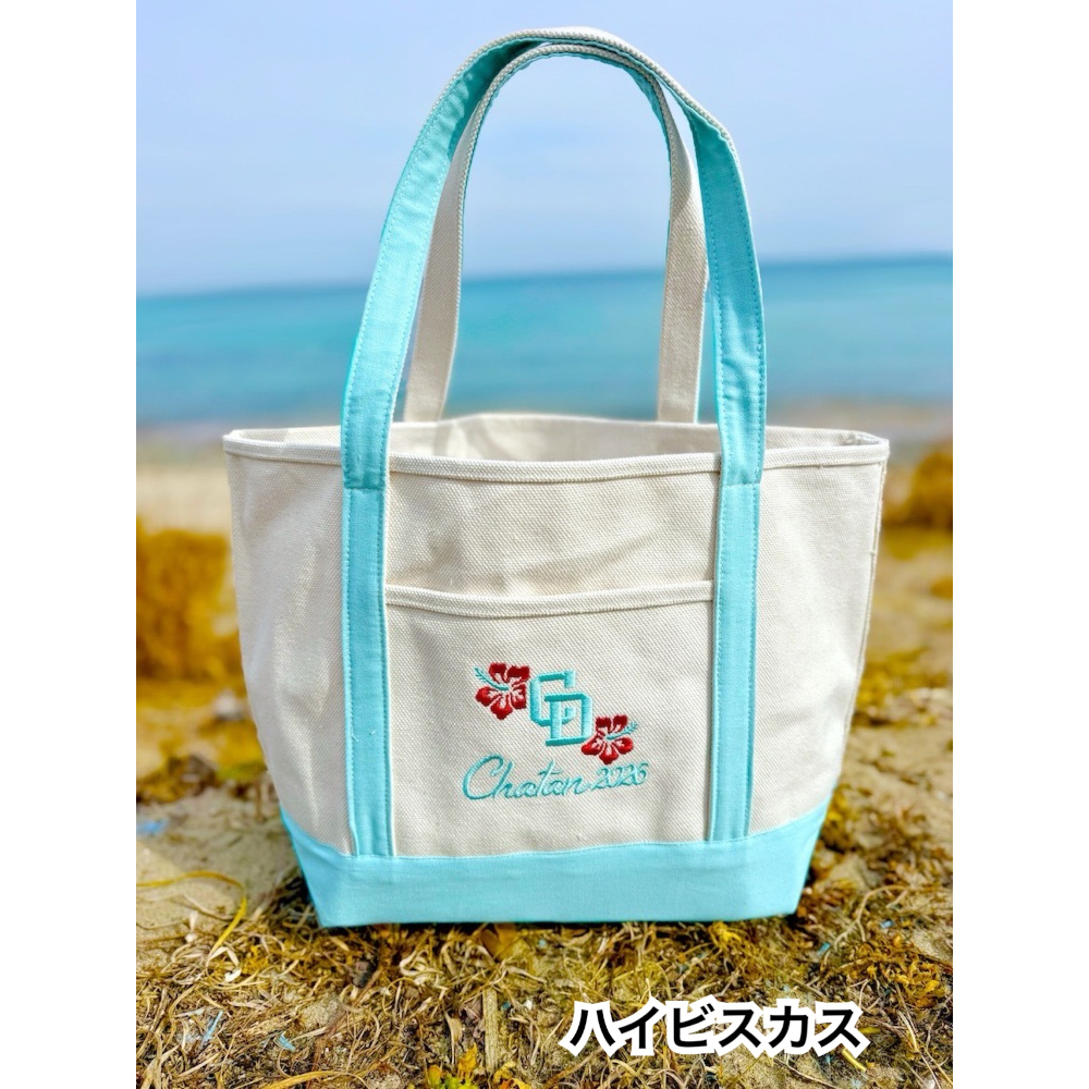 沖縄キャンプ26　オンラインショップ限定　北谷ブルートートバッグ