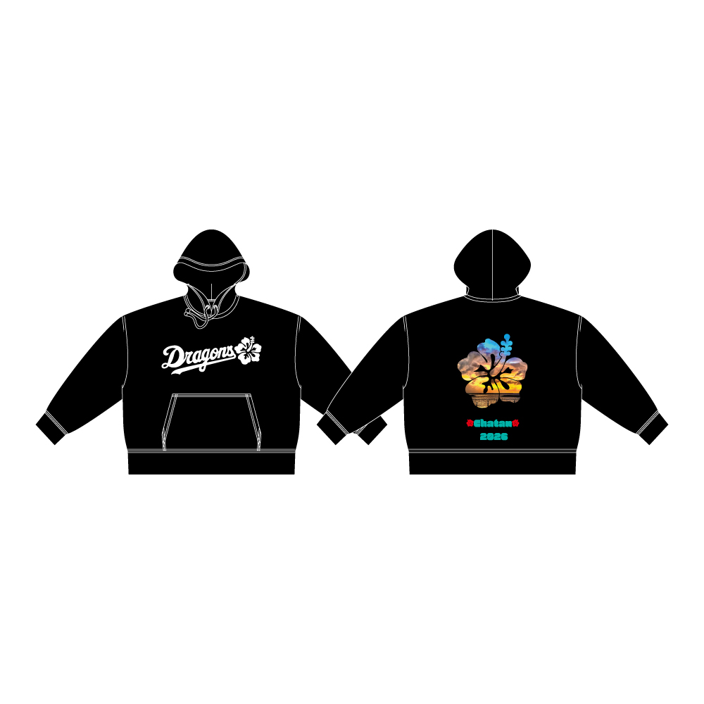 沖縄キャンプ26　オンラインショップ限定　ビッグシルエットプルオーバーパーカー