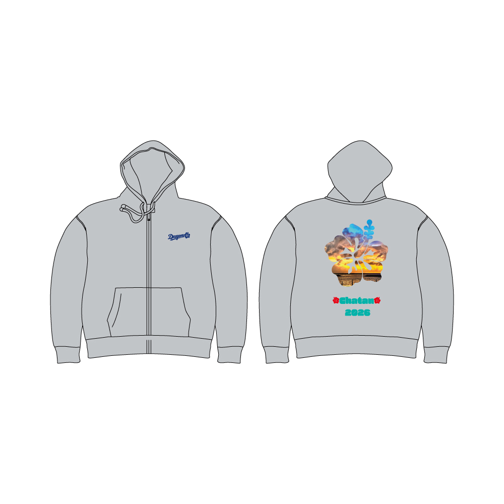 沖縄キャンプ26 オンラインショップ限定 ビッグシルエットフルジップ