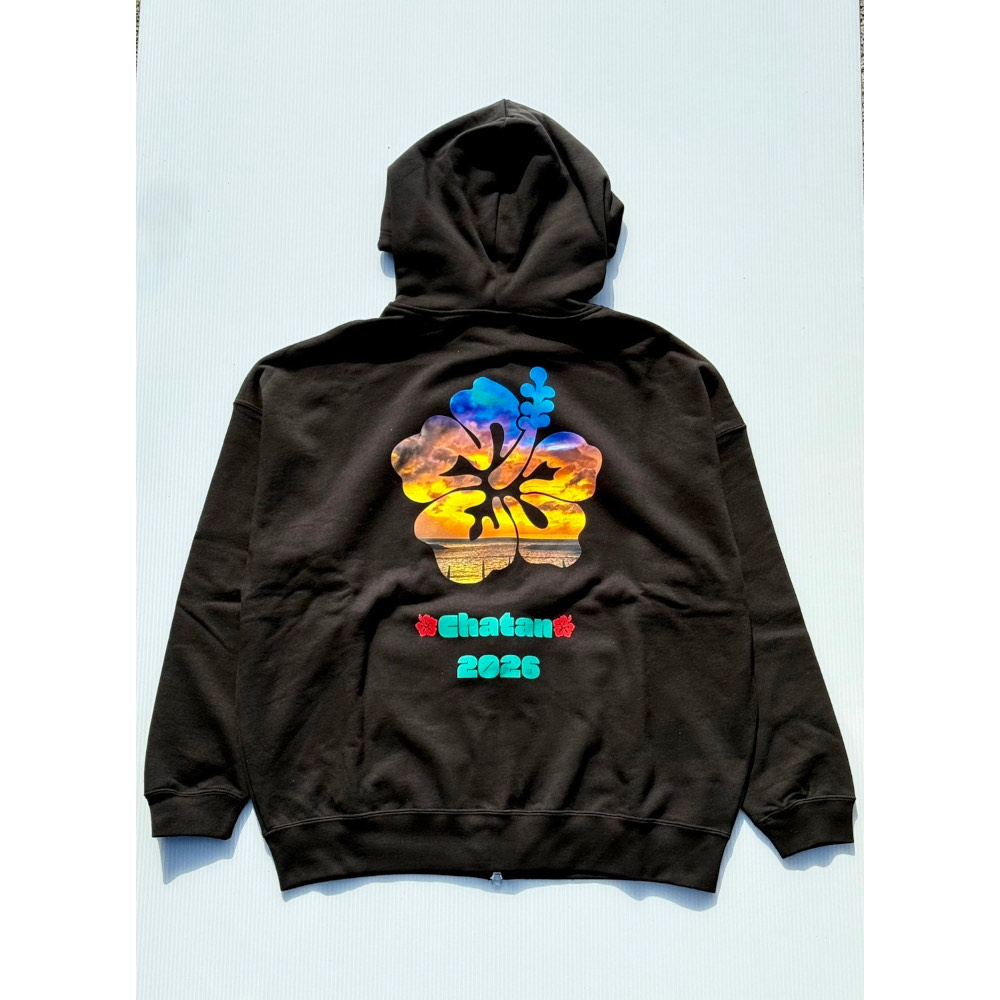 沖縄キャンプ26　オンラインショップ限定　ビッグシルエットフルジップパーカー