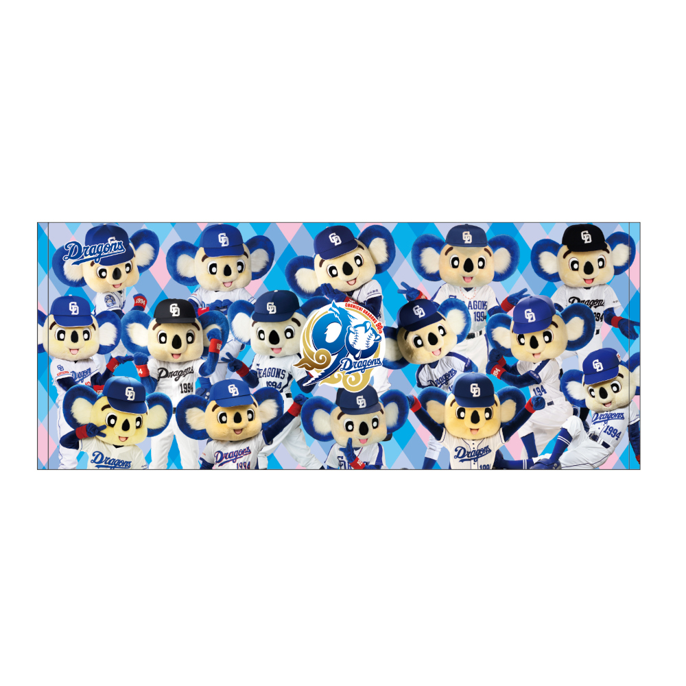 復刻ドアラフェイスタオル（まみれ）