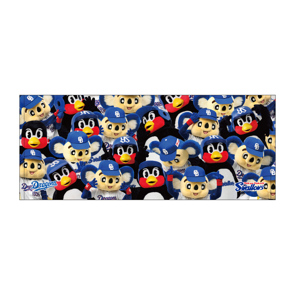 ドアラ＆つば九郎コラボフェイスタオル26