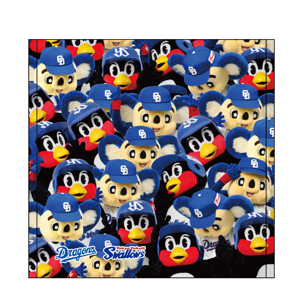 ドアラ＆つば九郎コラボハンドタオル26