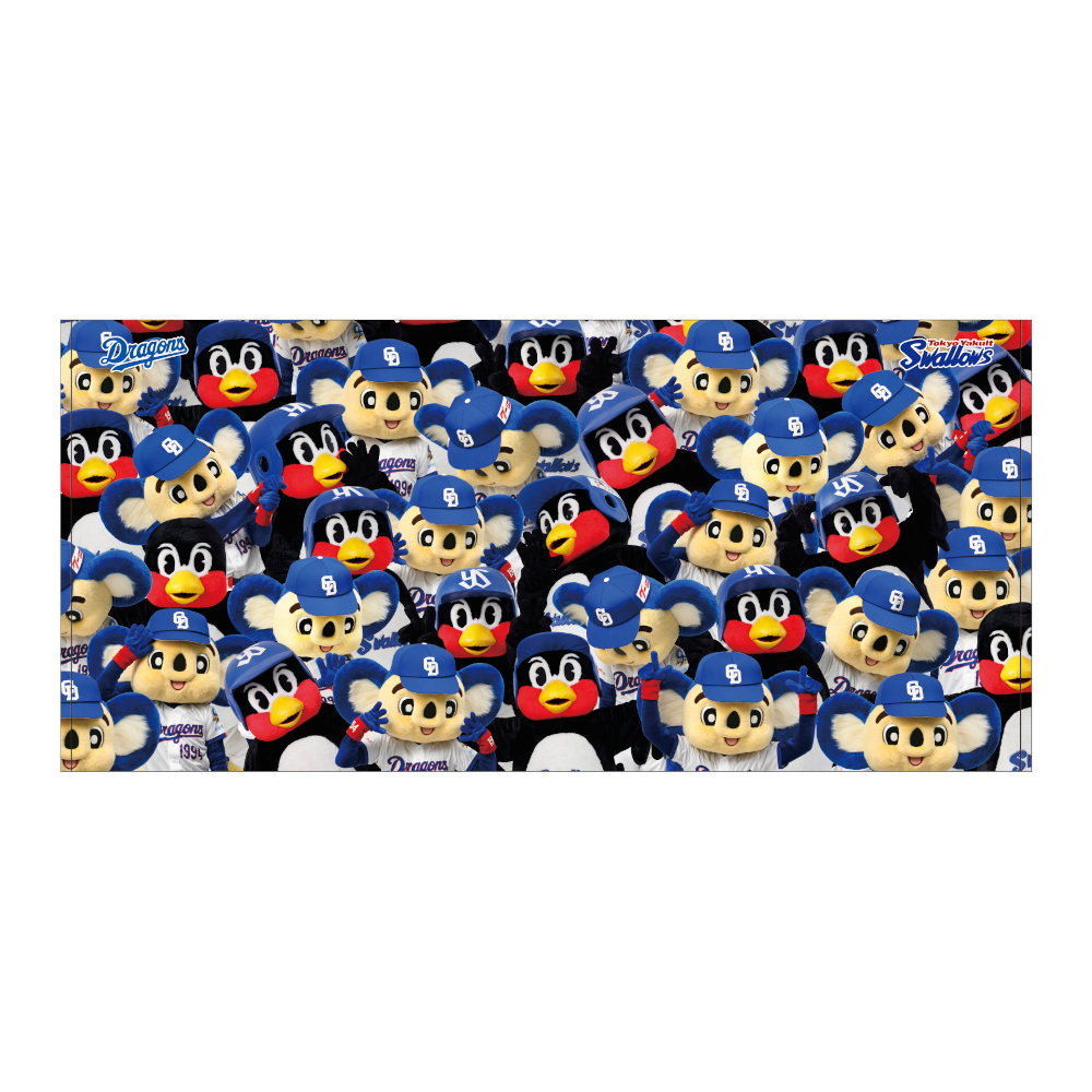 ドアラ＆つば九郎コラボバスタオル26