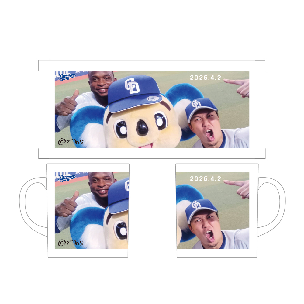 ドアラ自撮りマグカップ2026.4.2 22.大野・23.サノー