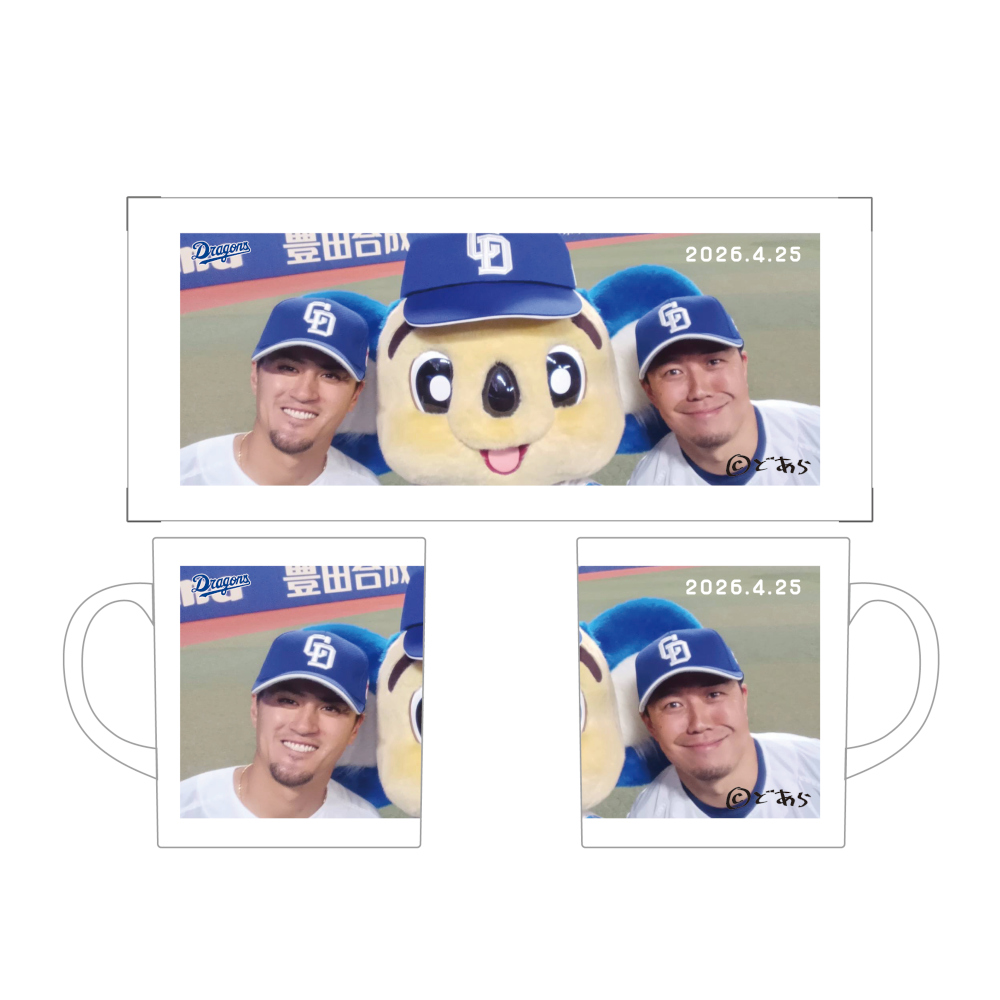 ドアラ自撮りマグカップ2026.4.25 22.大野・63.板山