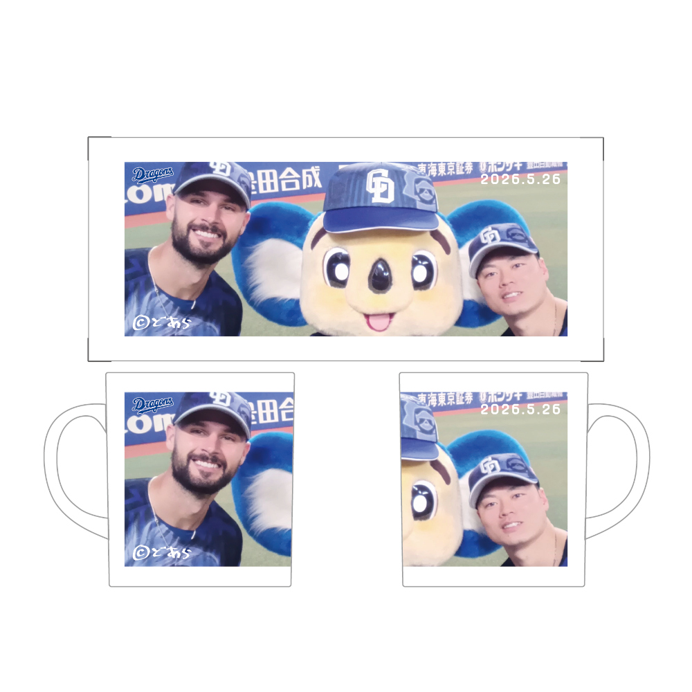ドアラ自撮りマグカップ2026.5.26 55.細川・93.マラー