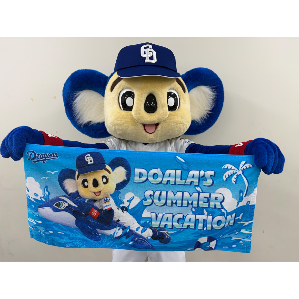 ドアラの夏休み26フェイスタオル