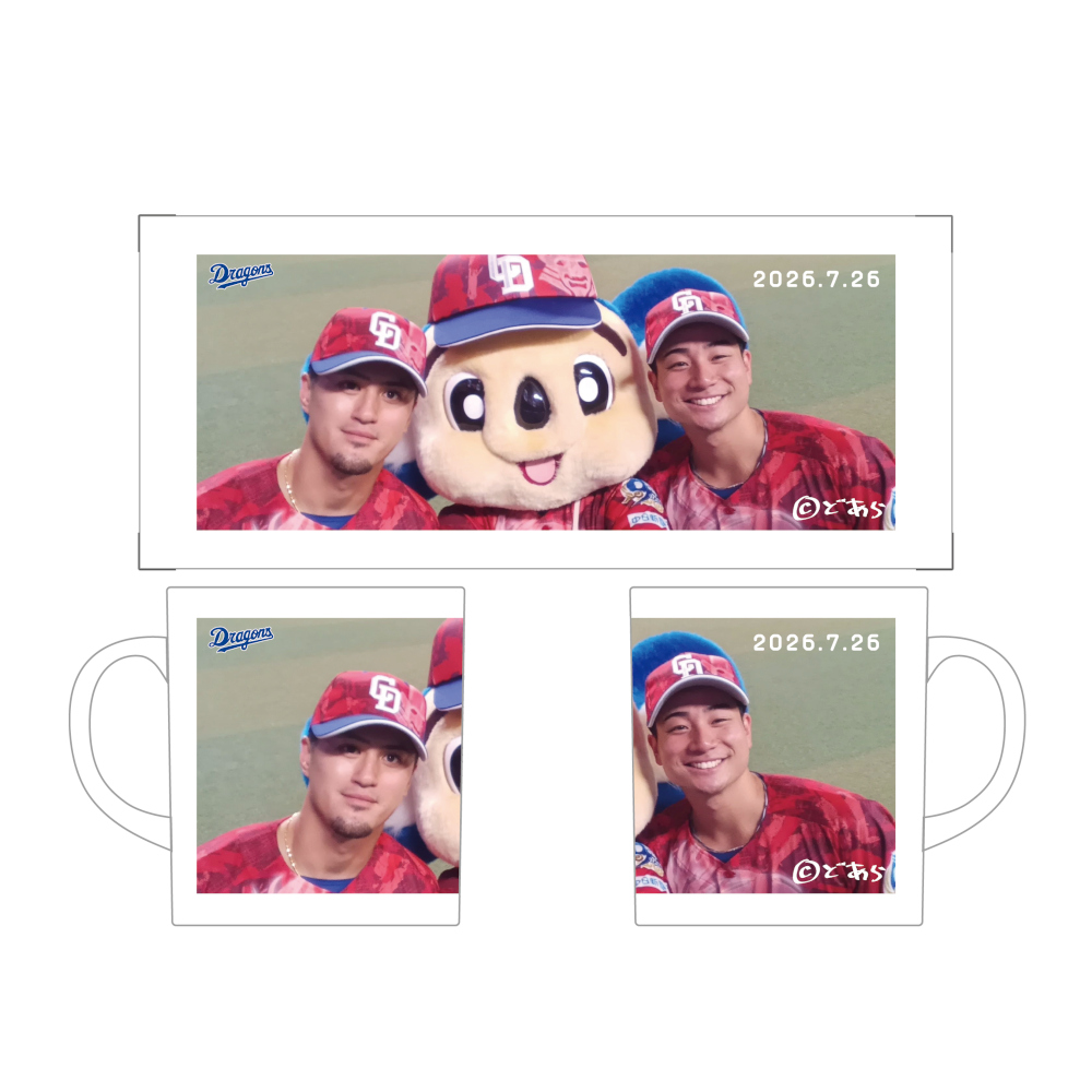 ドアラ自撮りマグカップ2026.7.26 9.石伊・63.板山