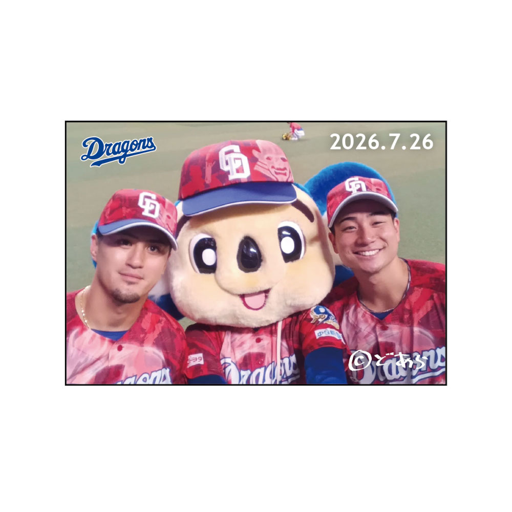 ドアラ自撮りマグネット2026.7.26 9.石伊・63.板山