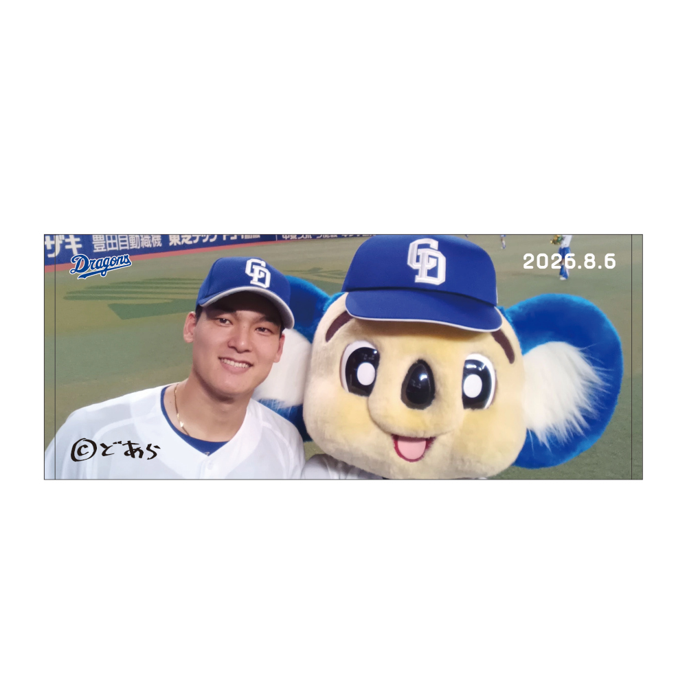 ドアラ自撮りフェイスタオル2026.8.6 25.石川