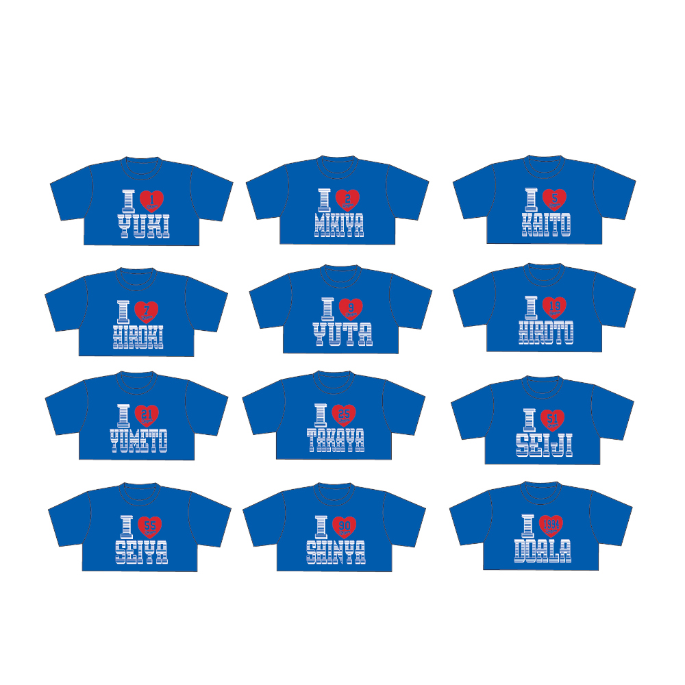 クロップ丈Tシャツ ビジター