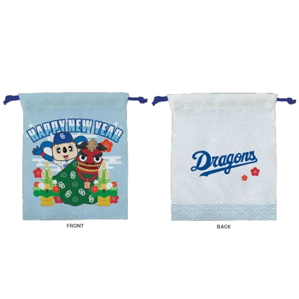 お正月ドアラちりめん巾着