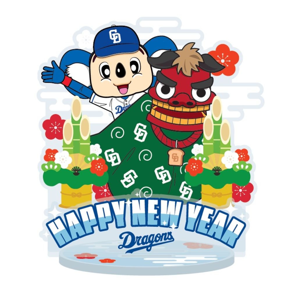 お正月ドアラお正月飾り風アクリルスタンド