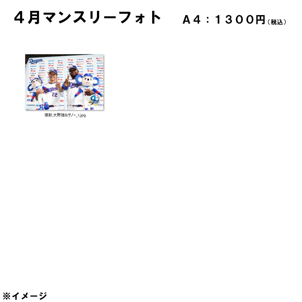 2026年4月マンスリーフォトA4_チーム①大野雄&サノー