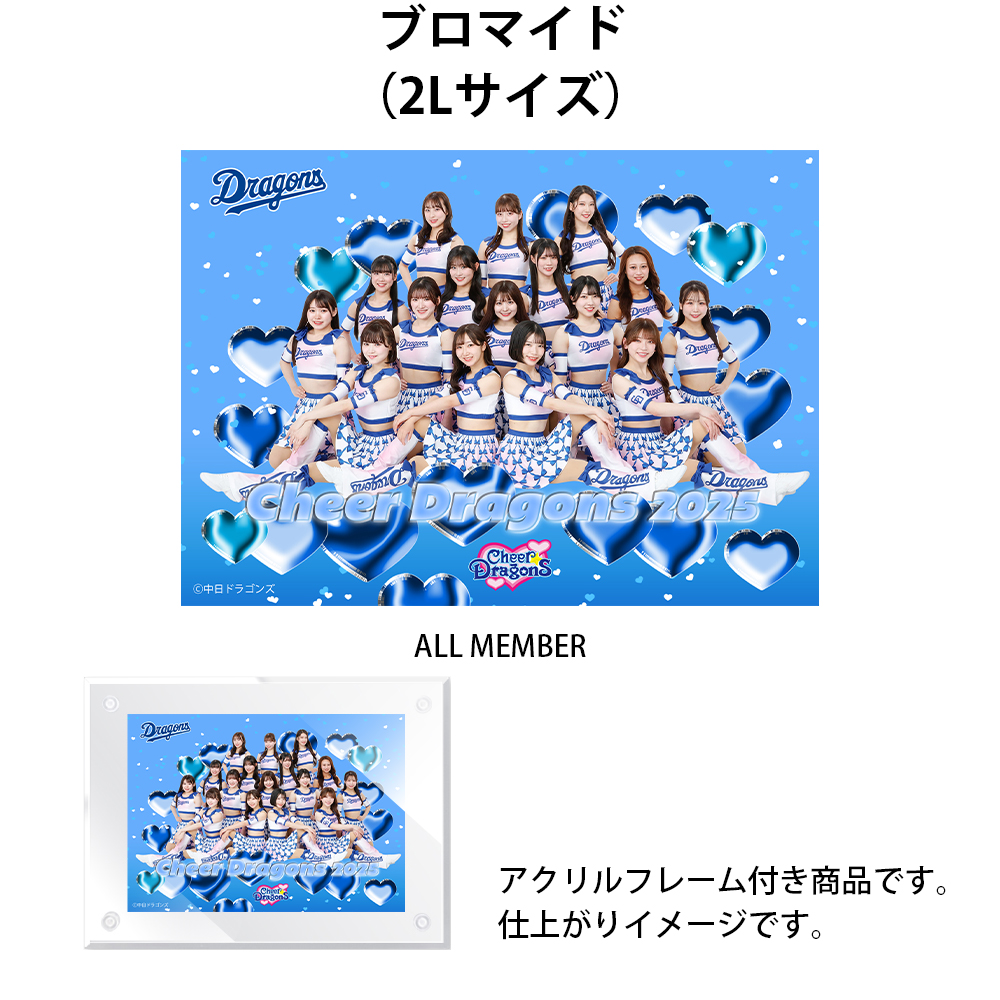 チアドラゴンズ2025プレミアムブロマイド 集合
