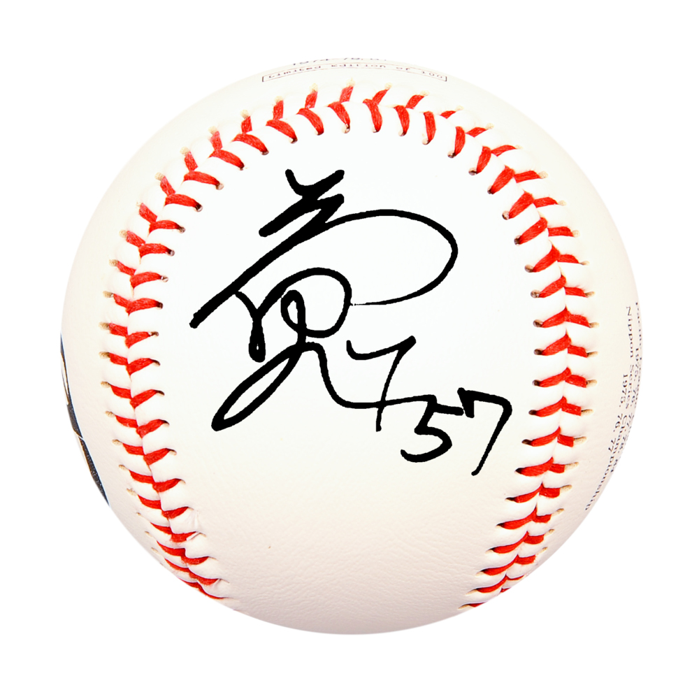 花田旭選手　プロ初本塁打記念直筆サイン入りボール