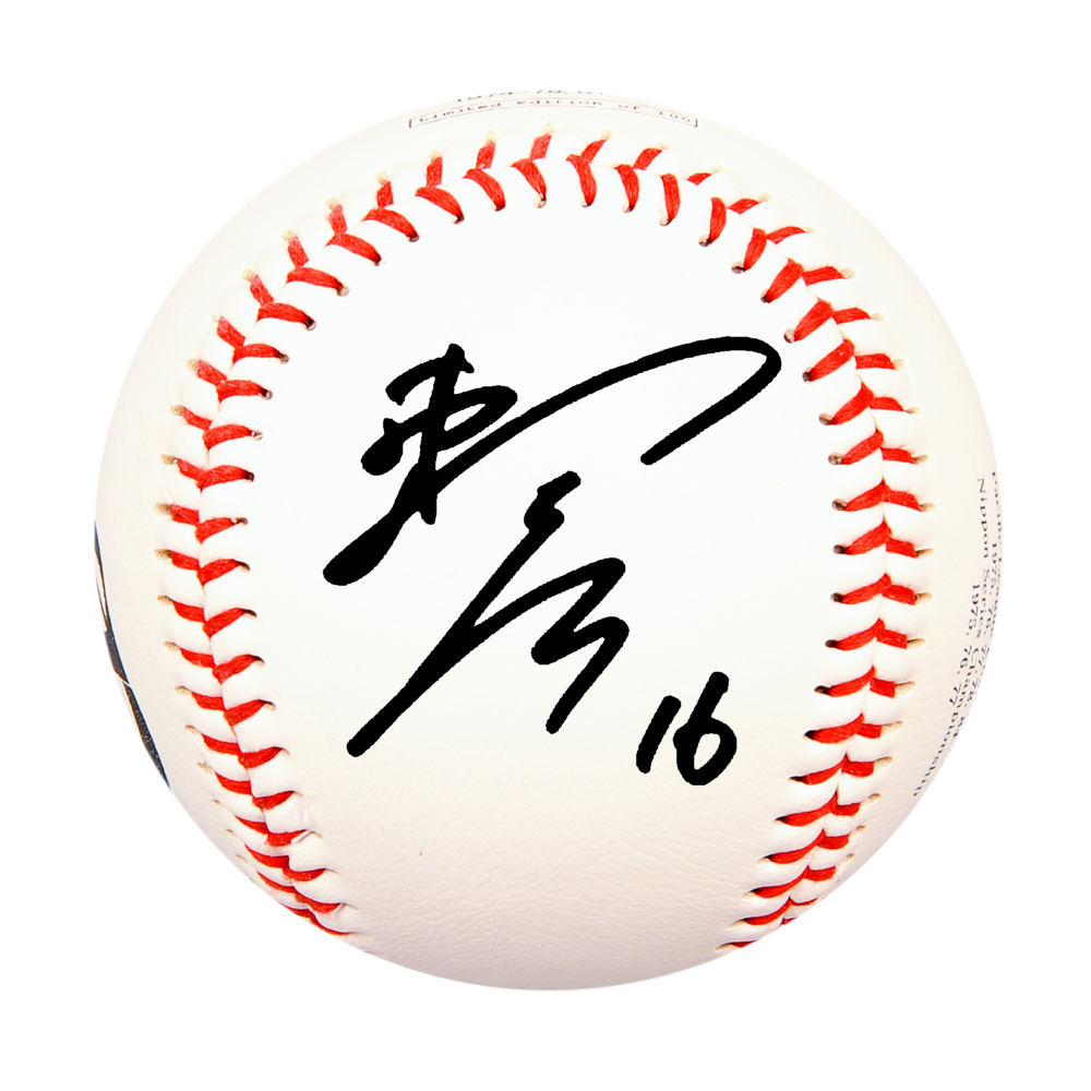 櫻井頼之介投手　プロ初勝利記念直筆サイン入りボール（特製ケース付き）